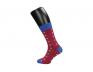 Ponožky modro - červené kostičy