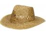 Slaměný kovbojský klobouk bez pásku