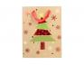 Dárková vánoční taška se stromečkem 24x18 cm