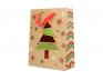 Dárková vánoční taška se stromečkem 24x18 cm