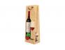 Dárková taška na víno s dřevěným pozadím  36x12 cm