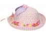 Dětský klobouk s mašličkou fialový