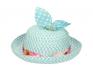 Foto 5 - Dětský klobouk s mašličkou modrý 