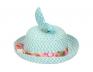 Foto 5 - Dětský klobouk s mašličkou modrý 
