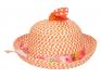 Foto 5 - Dětský klobouk s mašličkou oranžový 