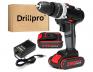 Aku vrtačka Drillpro s příklepem 21V včetně 2 kusů 36Vf baterií