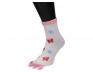 Foto 5 - Ponožky Toe Socks Bílé s designem