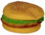 Pískací hračka Burger 8cm