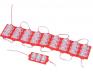 Foto 5 - Nalepovací tříbodová LED dioda červená 3x oválná