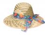 Foto 5 - Slaměný klobouk dvoubarevný s mašlí