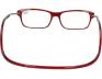Dioptrické brýle s magnetem červené +1,00