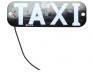 Foto 5 - LED světelná značka taxi 19x17cm USB s vypínačem Bílá