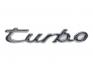 Kovová samolepka 3D TURBO (13 × 2,5 cm)