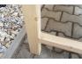 Masivní dřevěná lavička s opěradlem a područkami Heavy Duty I