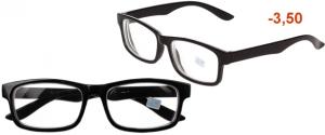 Dioptrické brýle pro krátkozrakost -3,50 černé