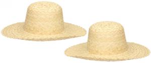 Prošívaný slaměný klobouk 