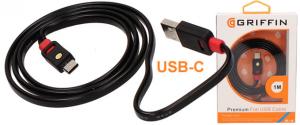 Premium Flat USB-C Cable 1m Griffin