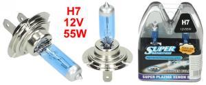 Halogenové žárovky H7 12V-55W modrá  sada 2 kusy