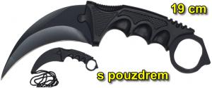 Nůž Rudý John s pouzdrem a tkaničkou – délka 19 cm