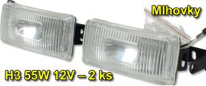Přídavná mlhová světla H3 55W 12V – sada 2 ks