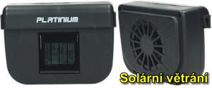 Solární ventilátor do auta Platinium