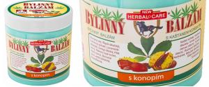 Bylinný balzám s kaštanem koňským a konopím 500 ml
