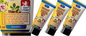 Bylinný balzám s kaštanem koňským v tubě 150 ml – masážní
