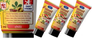 Bylinný balzám s kaštanem koňským a chilli v tubě 150 ml