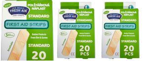 Polštářková náplast Standard 20ks