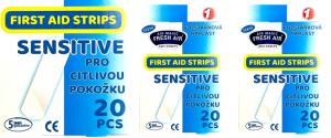 Polštářková náplast Sensitive 20ks