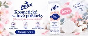 Kosmetické odličovací tampony Linteo Satin 100ks