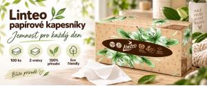 Papírové kapesníčky Linteo 100ks – krabička