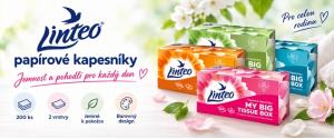 Papírové kapesníčky Linteo 200ks – krabička