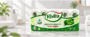Toaletní papír RIVEA Premium 10 rolí – 3vrstvý