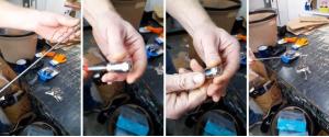 Magnetická teleskopická tyčka se svítilnou pro automechaniky
