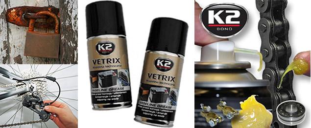 K2 VETRIX 125 ml - technická tekutá vazelína ve spreji