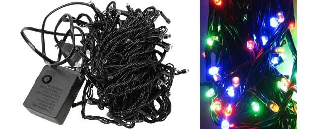 LED vánoční světelný řetěz 8,5 m multicolor