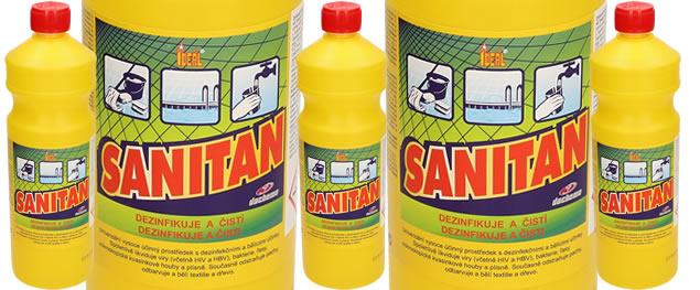 Sanitan dezinfikační a čistící prostředek