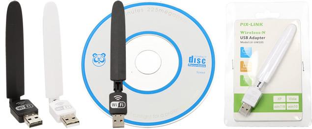 Bezdrátový USB Wifi adaptér PIX-LINK LV-UW10S
