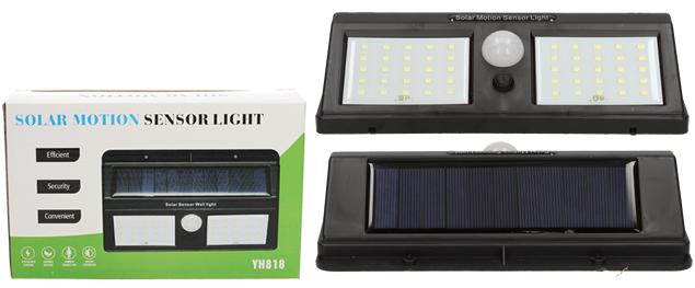 Solární LED světlo YH818 se senzorem pohybu