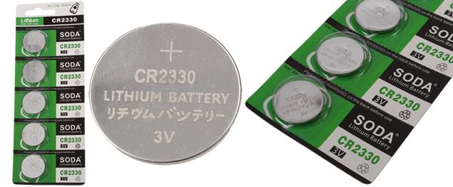 Knoflíková baterie CR2330 3V 1 kus