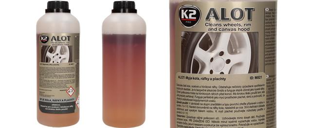 K2 ALOT 1 kg - čistič kol, ráfků a plachet