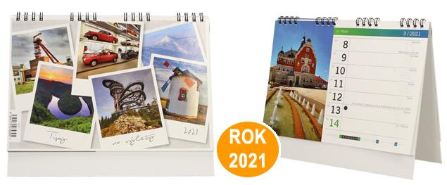 Kalendář 2021 Tipy na výlety 22 x 18 cm