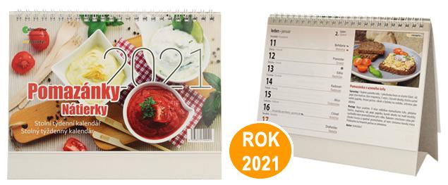 Kalendář 2021 Pomazánky 22 x 17 cm