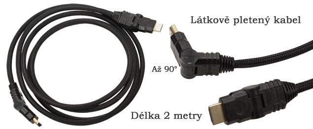 HDMI kabel lámací 2m