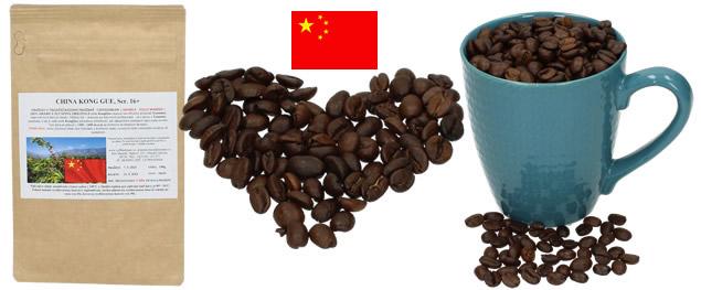 Zrnková Káva CHINA KongQue Scr. 16+
