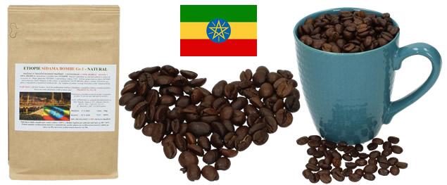 Zrnková Káva ETIOPIE SIDAMO BOMBE