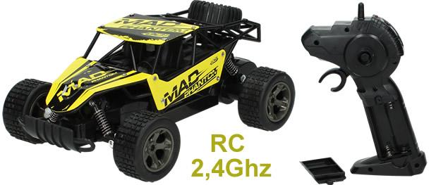 Max Cheetah 2,4 GHz měřítko 1:20 RC nákladní automobil žlutý vysokorychlostní 6+