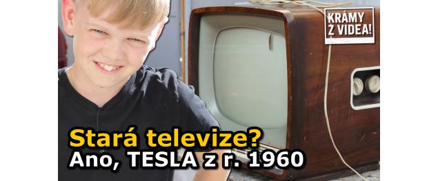 Stará televize Tesla Ametyst 4106U