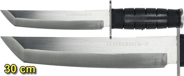 Outdoorový nůž Cold Steel Leatherneck SF – 30 cm s křesadlem, lampičkou a pouzdrem